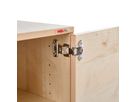 Pureo Doppeltürenschrank Furnier, B 100 x H 50 x T 42 cm