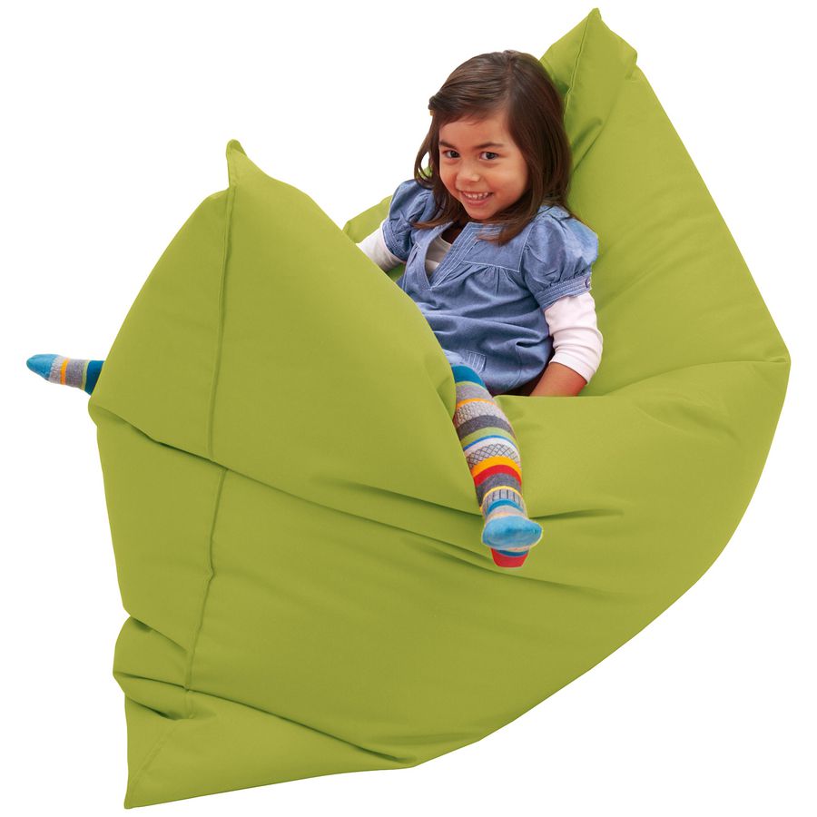 Sitzsack Liegekissen hellgrün, L 140 x B 115 cm