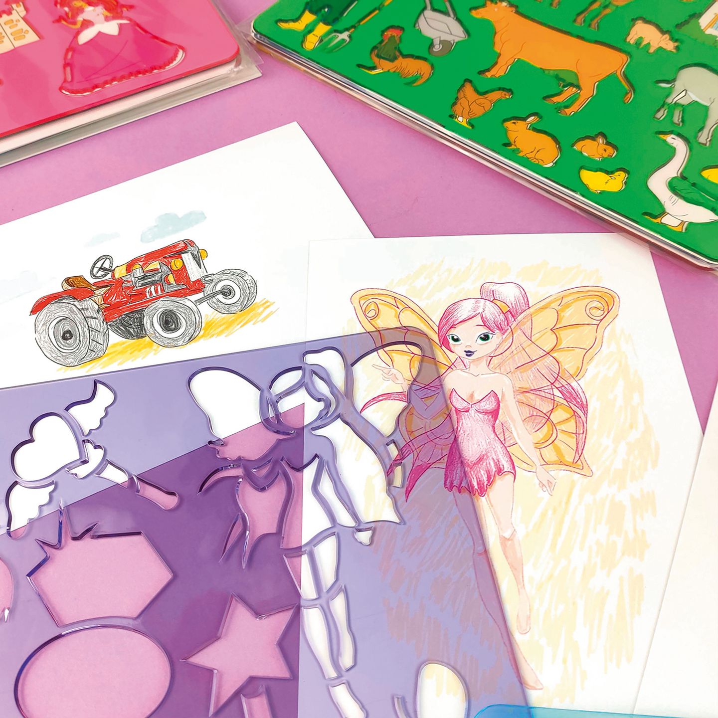 Malschablonen Mädchen