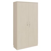 Doppeltürenschrank mit Sockel, mit 4 Einlegeböden, verschliessbar, B 100 x H 190 x T 42 cm