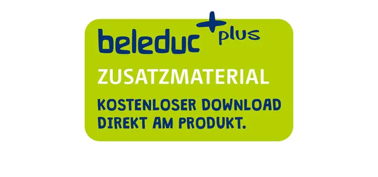 Logo von Beleduc Plus für spannende Zusatzmaterialien