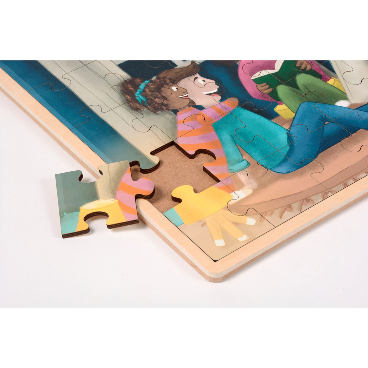 Toleranz-Puzzles Bunte Welt 6er-Set