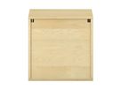 Pureo Hängeschrank mit Tür links, Furnier, mit 1 Einlegeboden, B 50 x H 50 x T 42 cm
