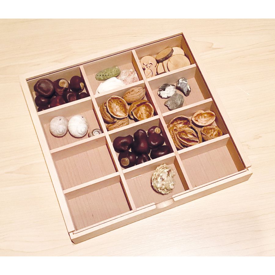 Sortierbox mit Schiebedeckel