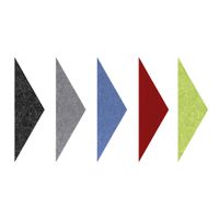 Akustikpaneele in Dreieck-Form