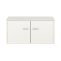Pureo Doppeltürenschrank Dekor, 1 Einlegeboden, B 100 x H 50 x T 80 cm