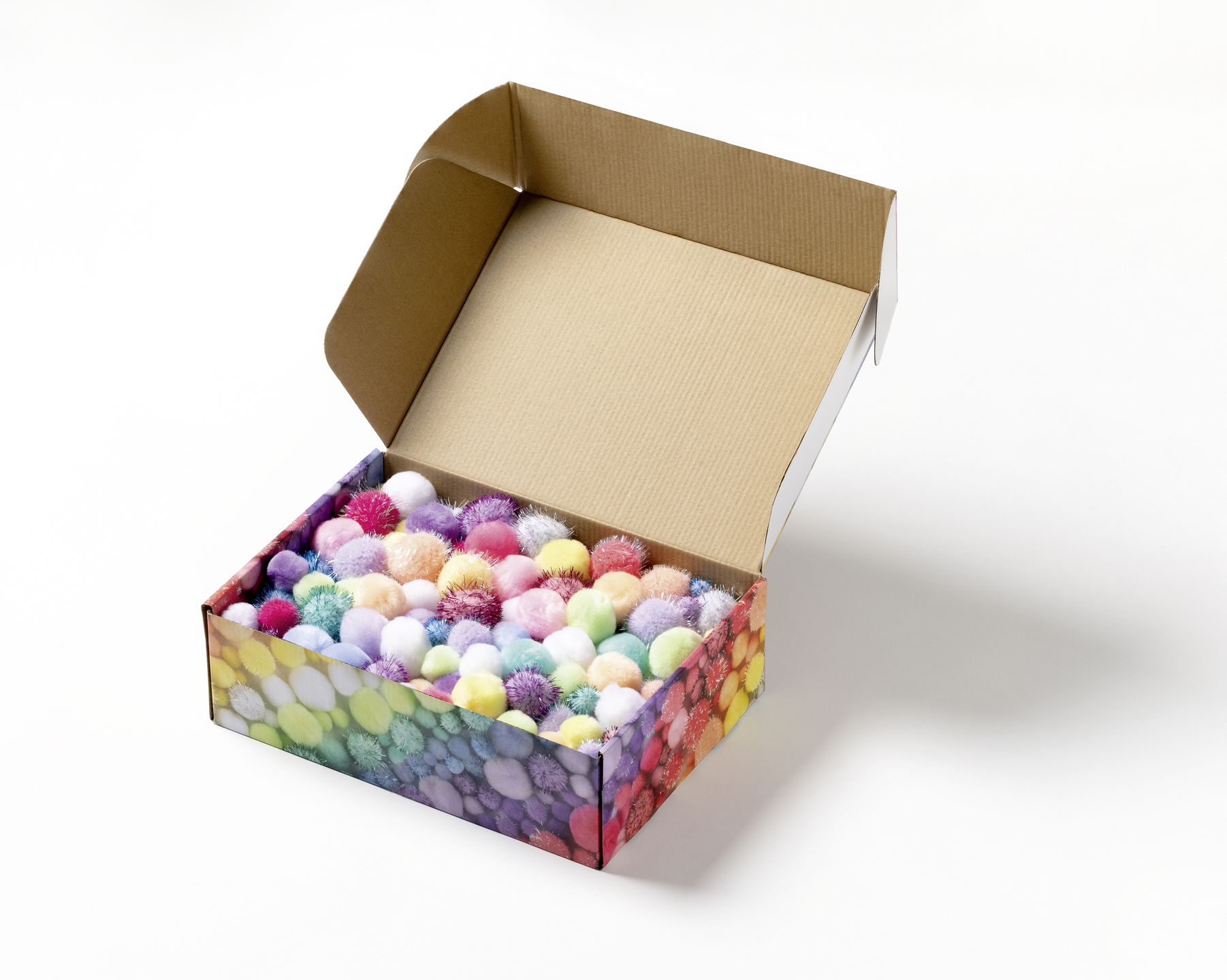 Pompons Mix Jumbo Pastell, 300 g