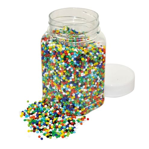 Glasperlen opak, 500 g