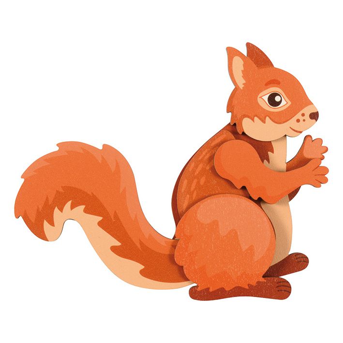 Magnetpuzzle Wald 6er Set