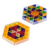 106.002.500 - Prismo transparent Set, Dreiecksteine, ca. 400 Stk.