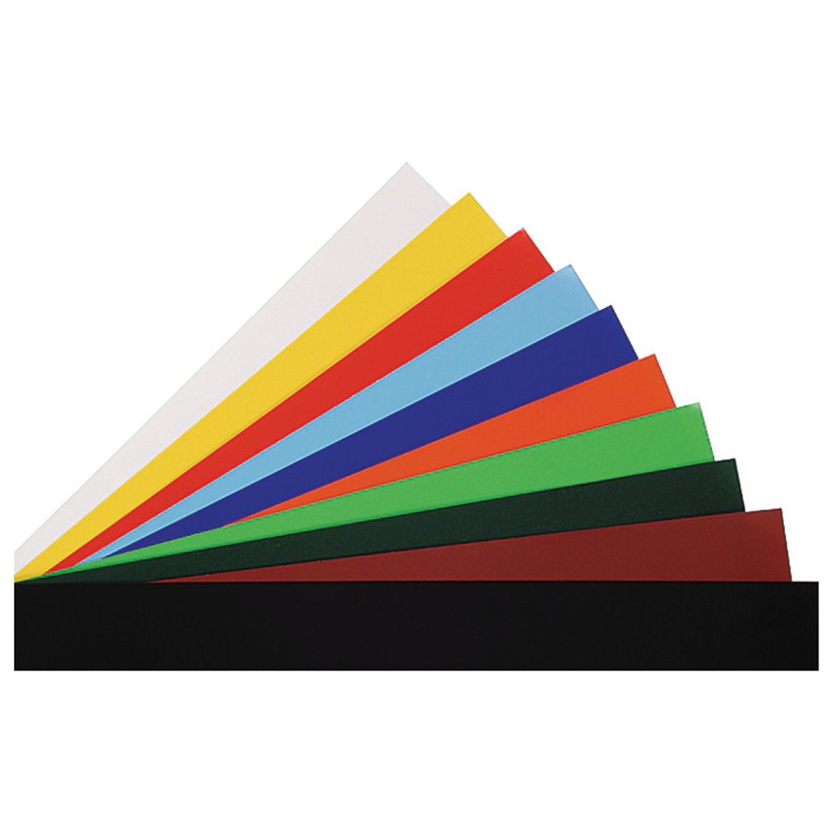 Glanzpapier gummiert 25 x 35 cm, 50 Blatt