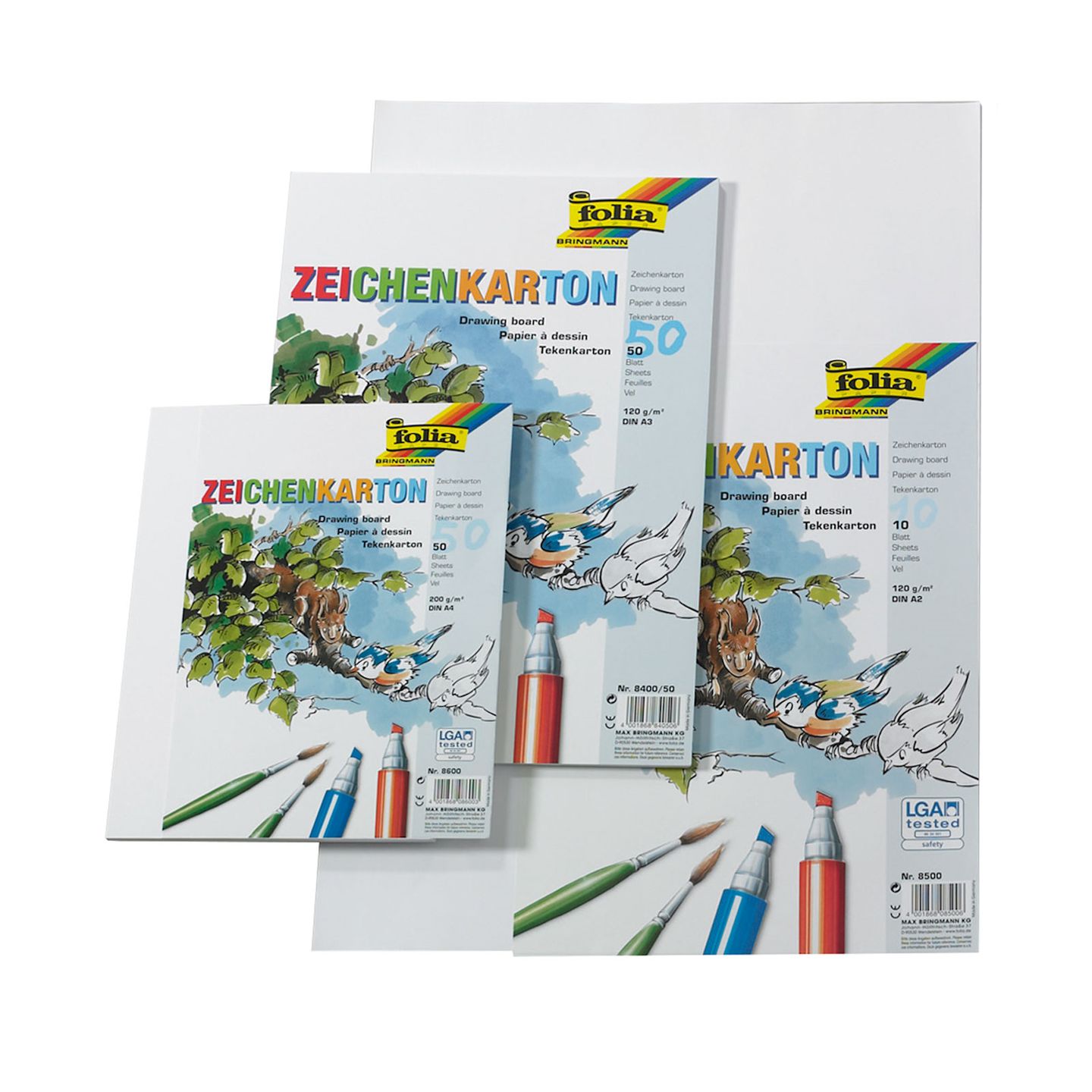 Zeichenpapier A2, 120 g/m2 10 Blatt
