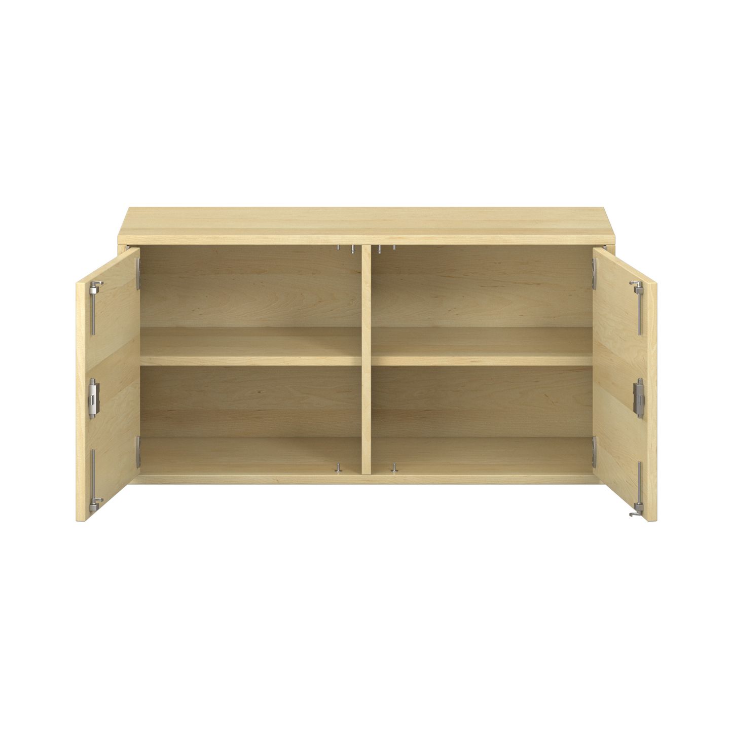Pureo Eigentumsschrank mit 2 abschliessbaren Fächer, Furnier
mit 2 Einlegeböden und Mittelwand
B 100 x H 50 x T 42 cm