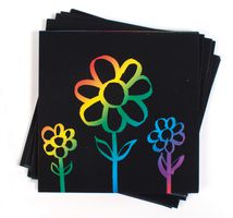 Kratzbilder 15 x 15 cm 100 Stk.