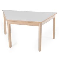 Klassik-Tisch trapezförmig mit HPL-Belag, B 120 x H 57,5 x S 60/60/60 cm
