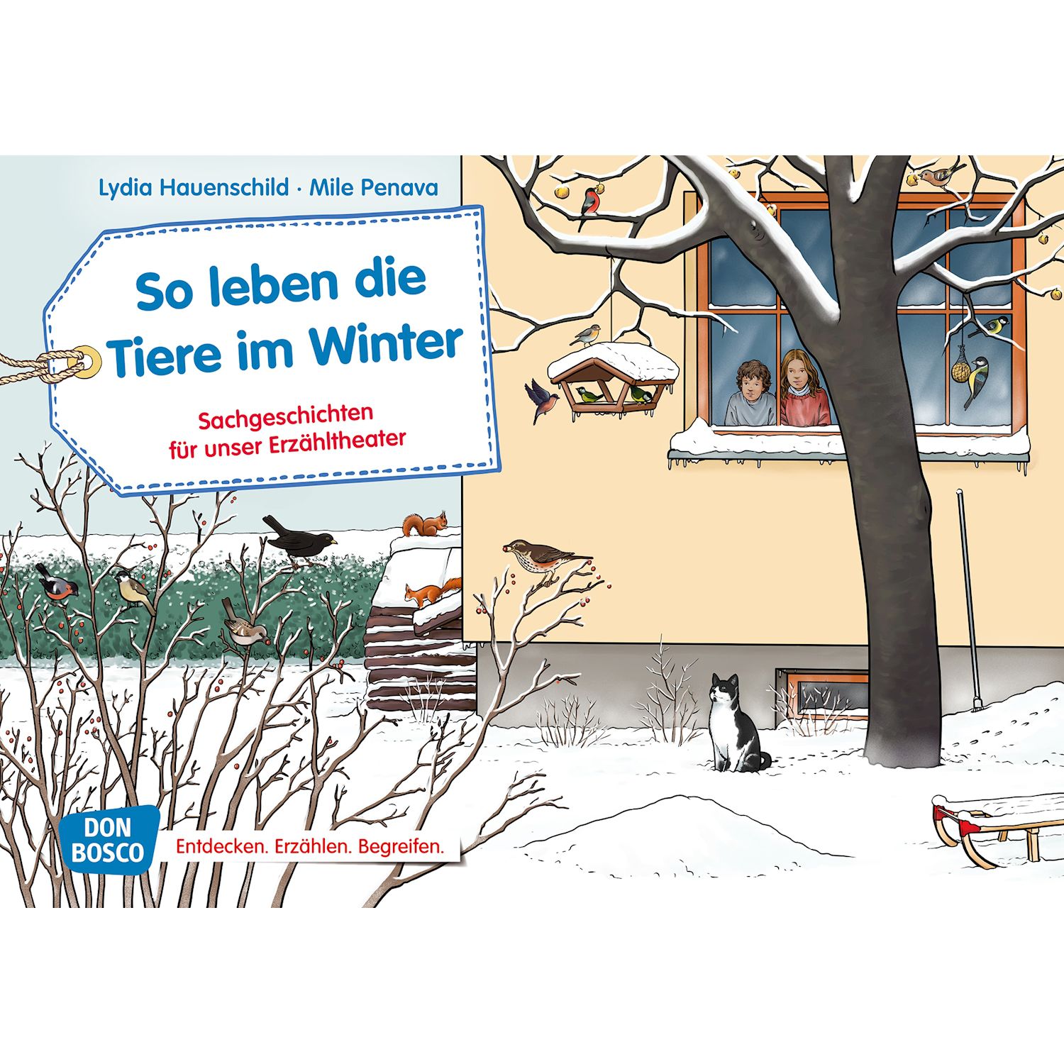 So leben die Tiere im Winter – Kamishibai Bildkarten
