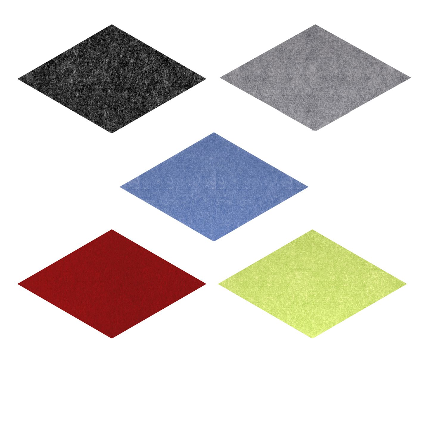 Akustikpaneele in Hexagon-Form