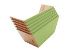 Spieltrapez mit Teppichbelag, L 133/82 x H 42 x T 46 cm