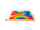 Vier Elemente Baukasten gross 46 x 47 x 6 cm, 23 Teile