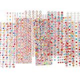 200.081.500 - Strassstein-Sticker, 12 Bogen