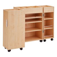 Klappschrank Dekor, B 72,2 x H 104,8 x T 91,4 cm