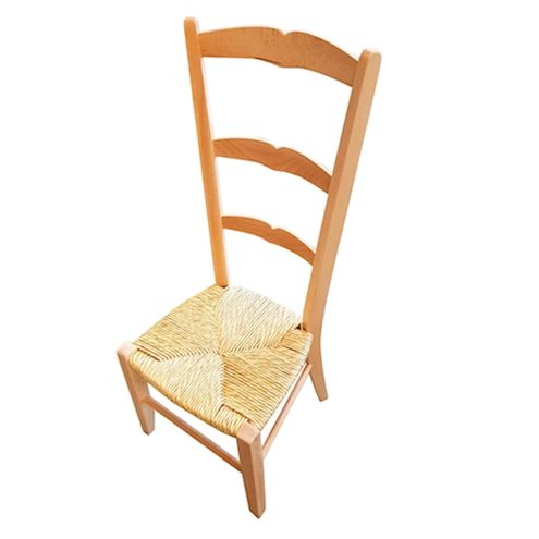 Tessinerstuhl gross aus grüner Binse