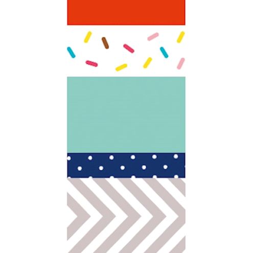 Washi Tape, Set aus 5 Rollen
