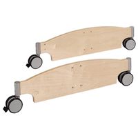 Rollfüsse Birke, 2 Stk. B 70 x H 20 x T 5 cm