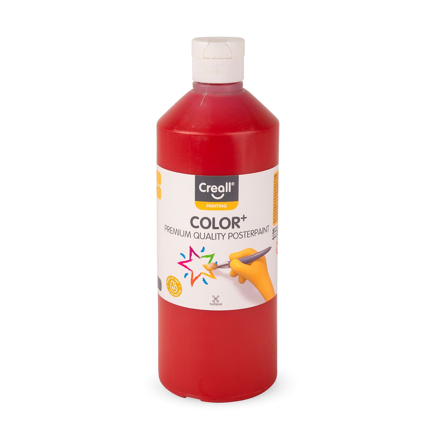 Creall Color+ Plakatfarbe 500 ml dunkelrot