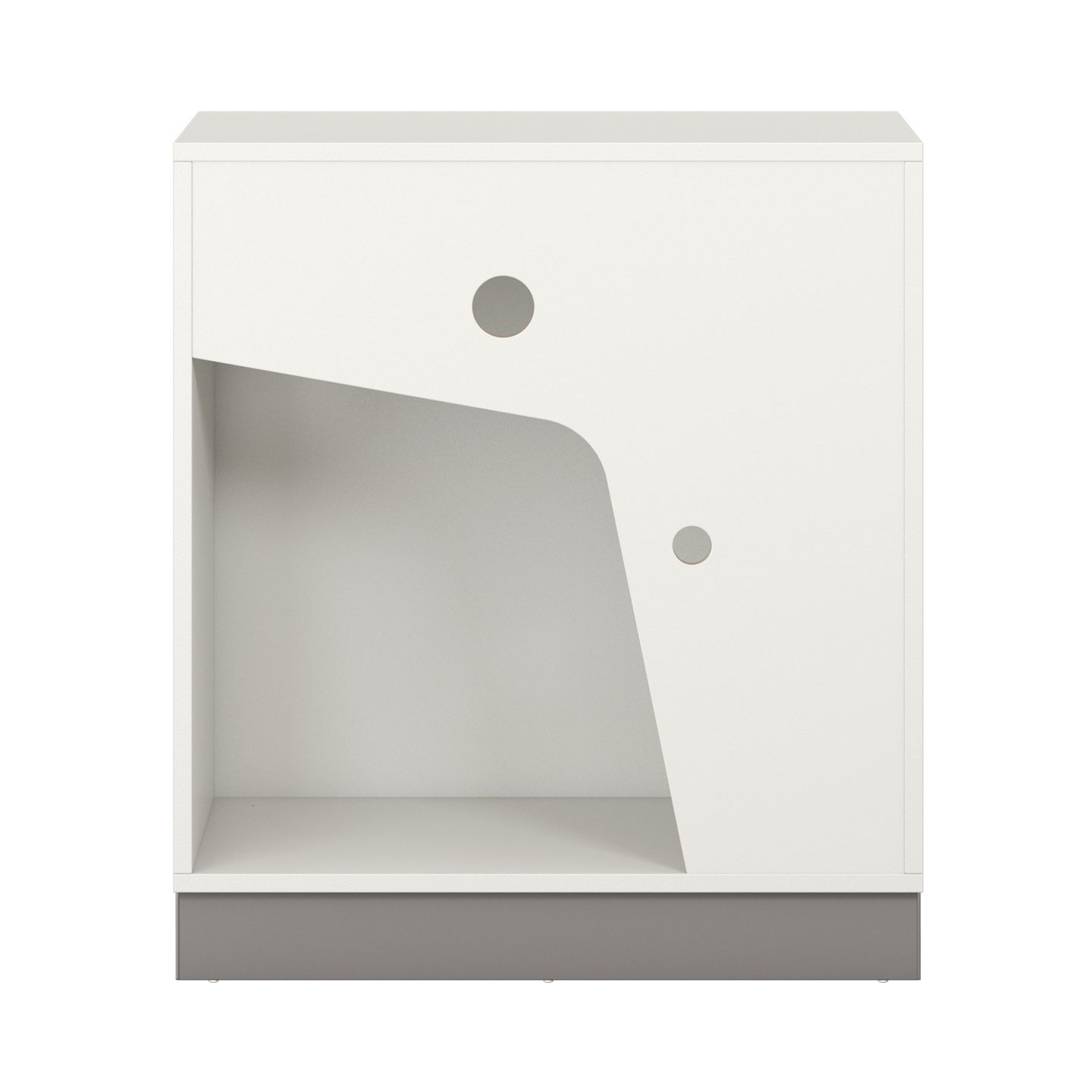 Pureo Rückzugsschrank Front rechts, B 100 x H 100 x T 60 cm