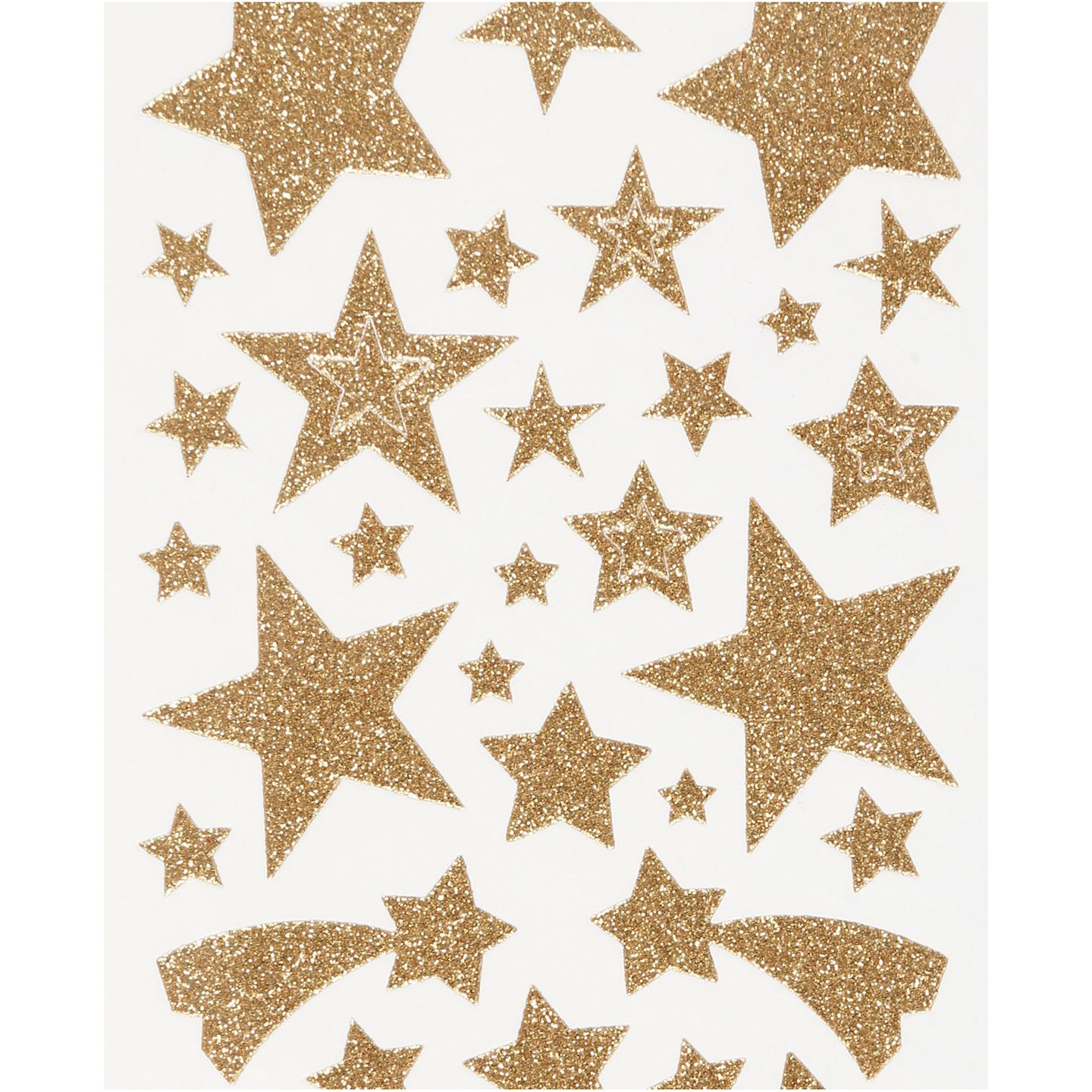 Fancy Stickers Sterne gold