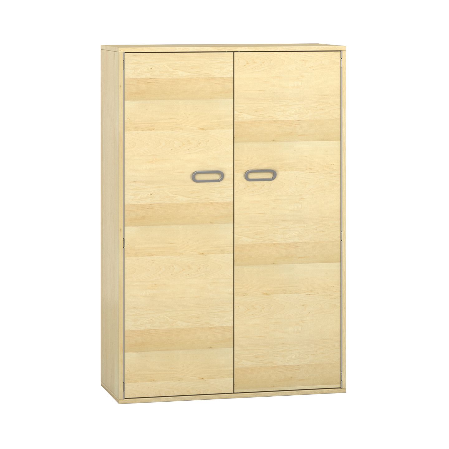 Pureo Doppeltürenschrank Furnier, B 100 x H 150 x T 42 cm