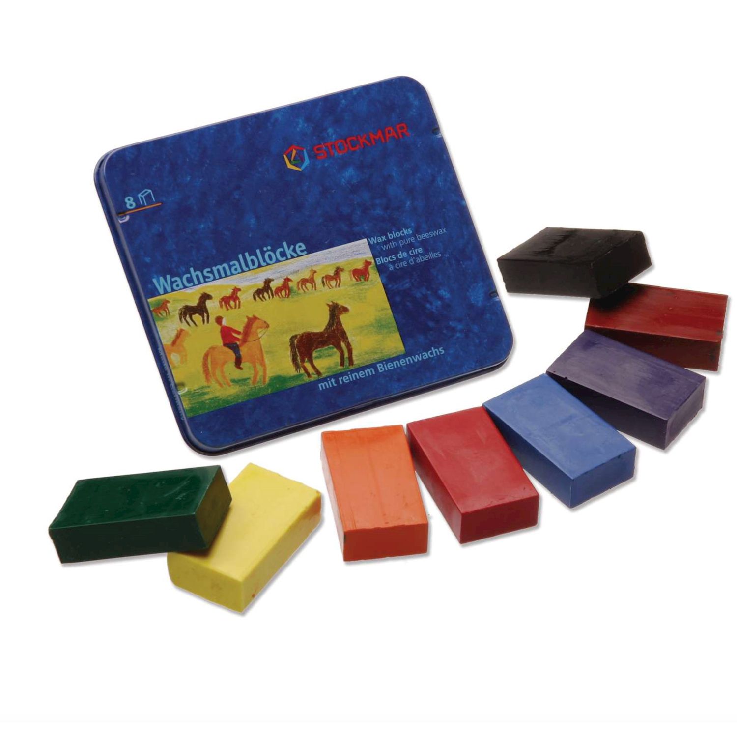 Stockmar Wachsblöcke assortiert à 8 Farben