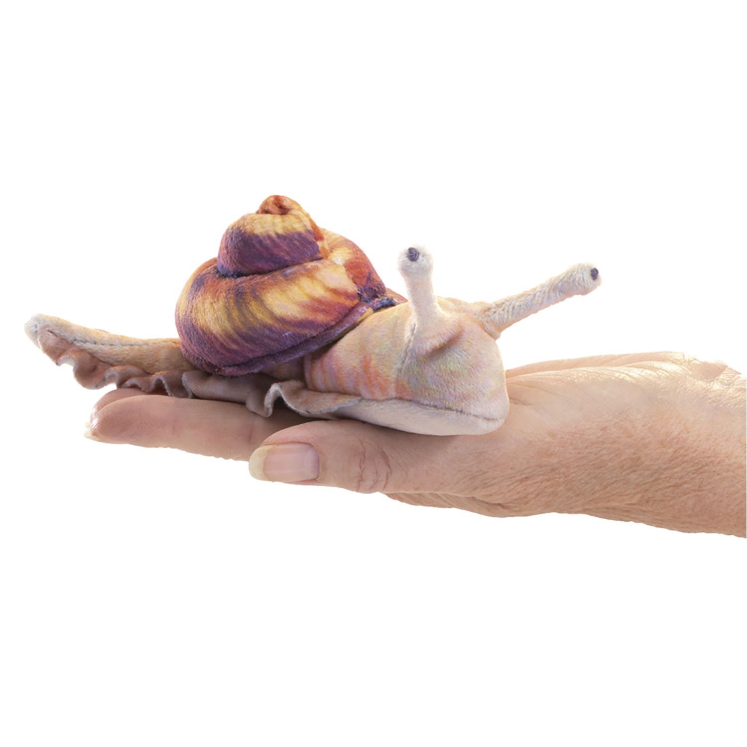 mini Schnecke Fingerpuppe