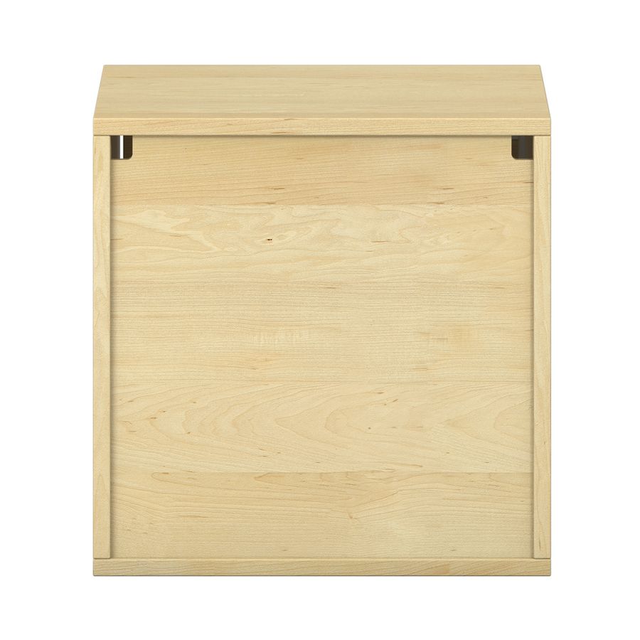 Pureo Hängeschrank mit Tür links, Furnier, mit 1 Einlegeboden, B 50 x H 50 x T 42 cm