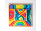 Vier Elemente Baukasten gross 46 x 47 x 6 cm, 23 Teile