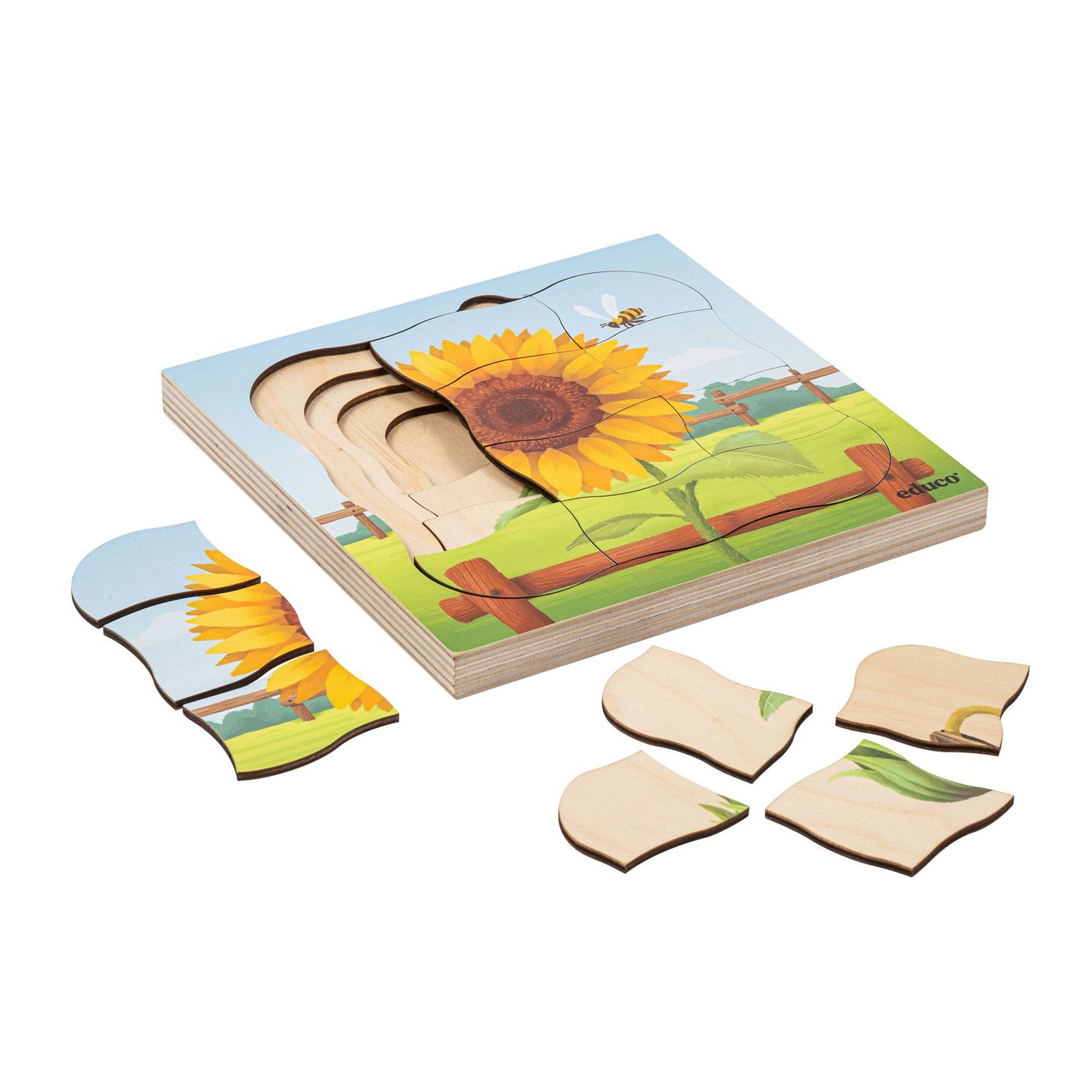 Lagenpuzzle Sonnenblume