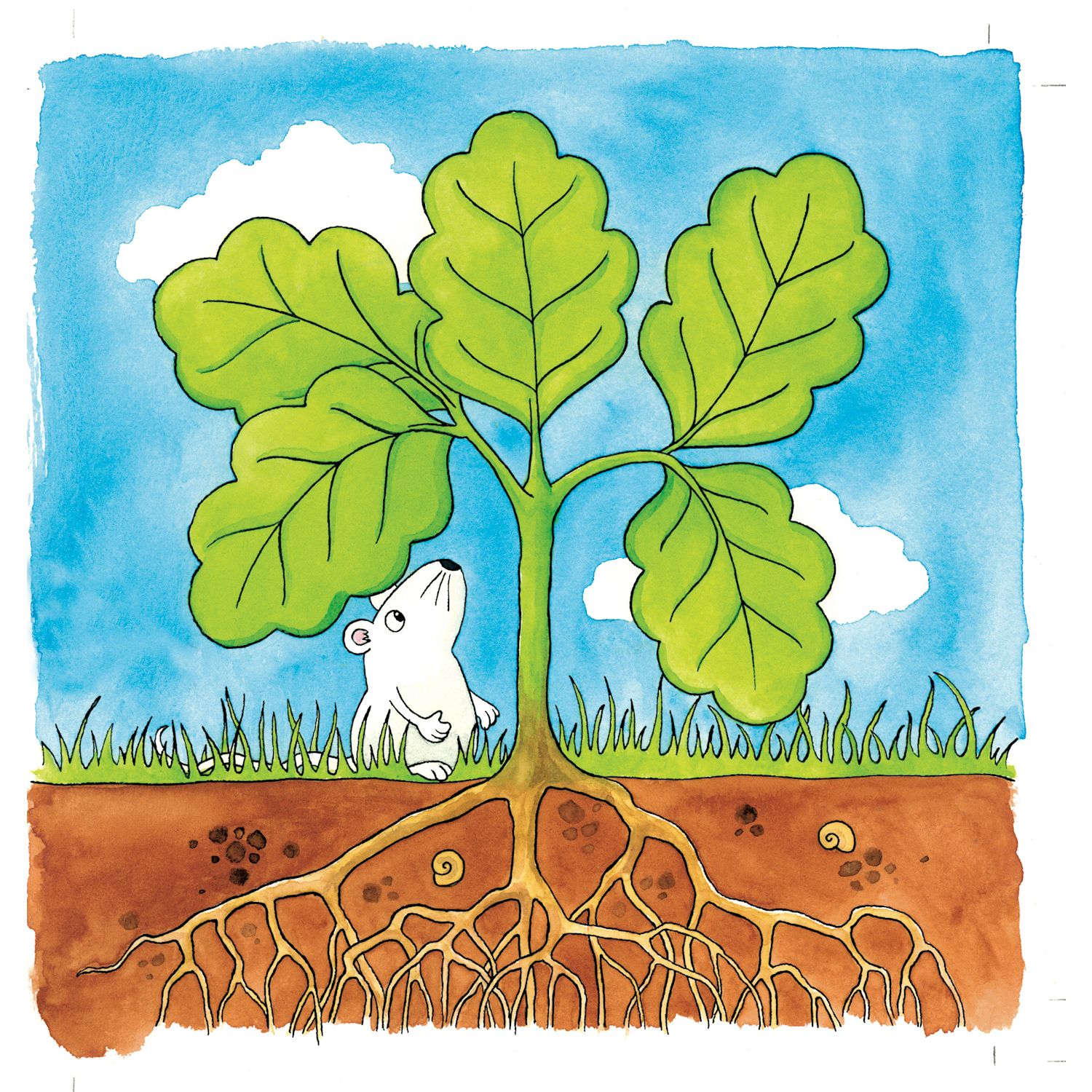 Schichtenpuzzle Baum, 44 Teile