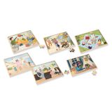 104.603.100 - Toleranz-Puzzles Bunte Welt 6er-Set