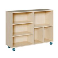 Korpusregel fahrbar mit Mittelwand
B 139 x H 82,5 x T 40 cm