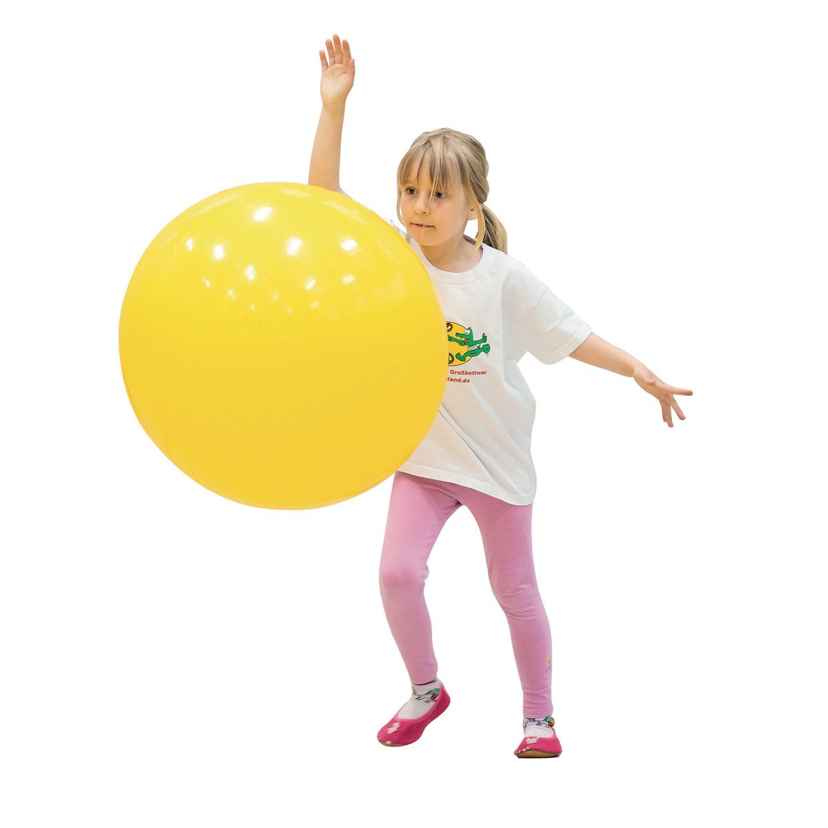 Gymnastik Ball gelb, Ø 75 cm