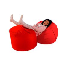 Chillout Bag Rund Medium rot