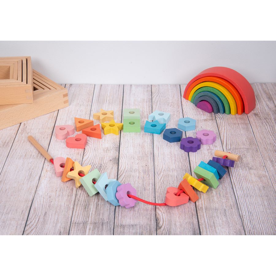 Regenbogen Fädelformen