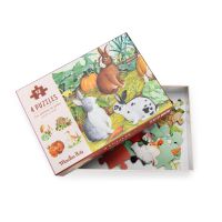Mini Puzzle 4 x 12 Teile, 20,5 x 16 cm