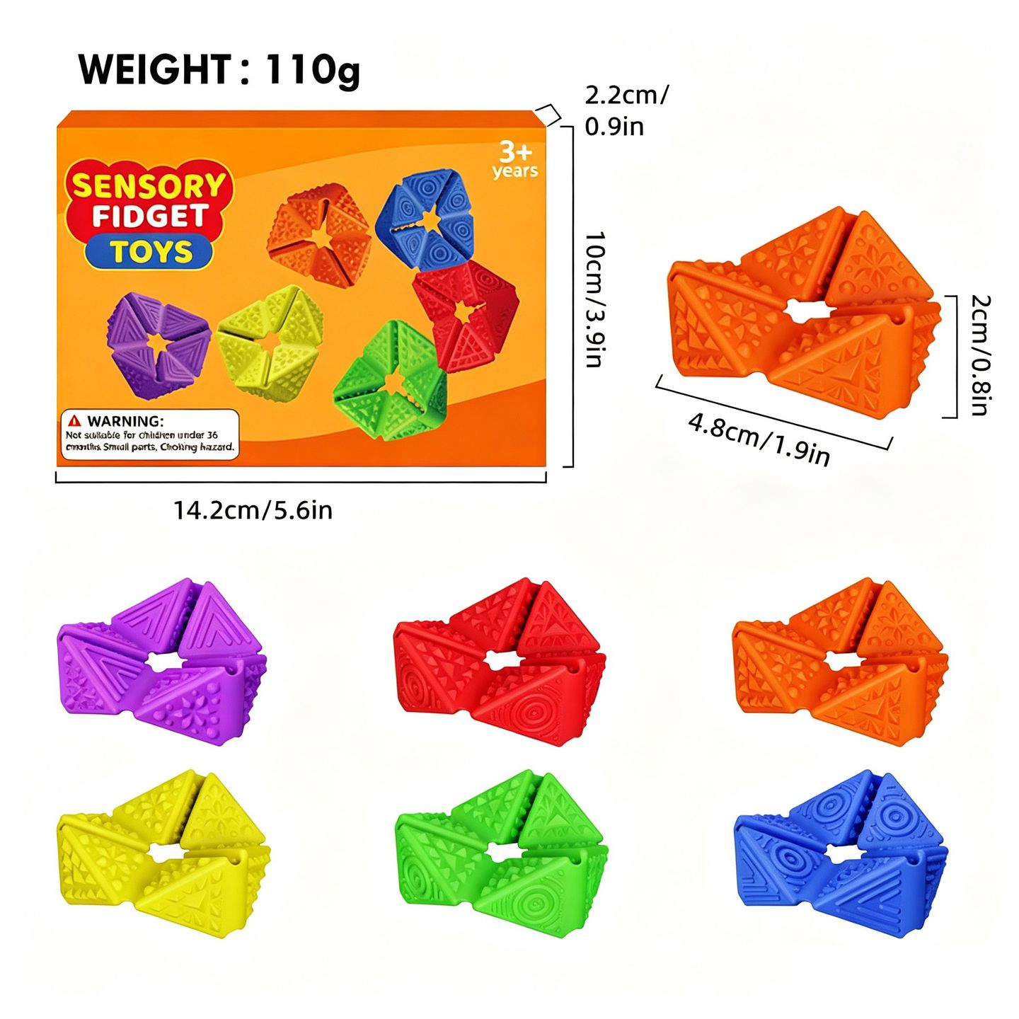 Flip Fidget 6 Stk.