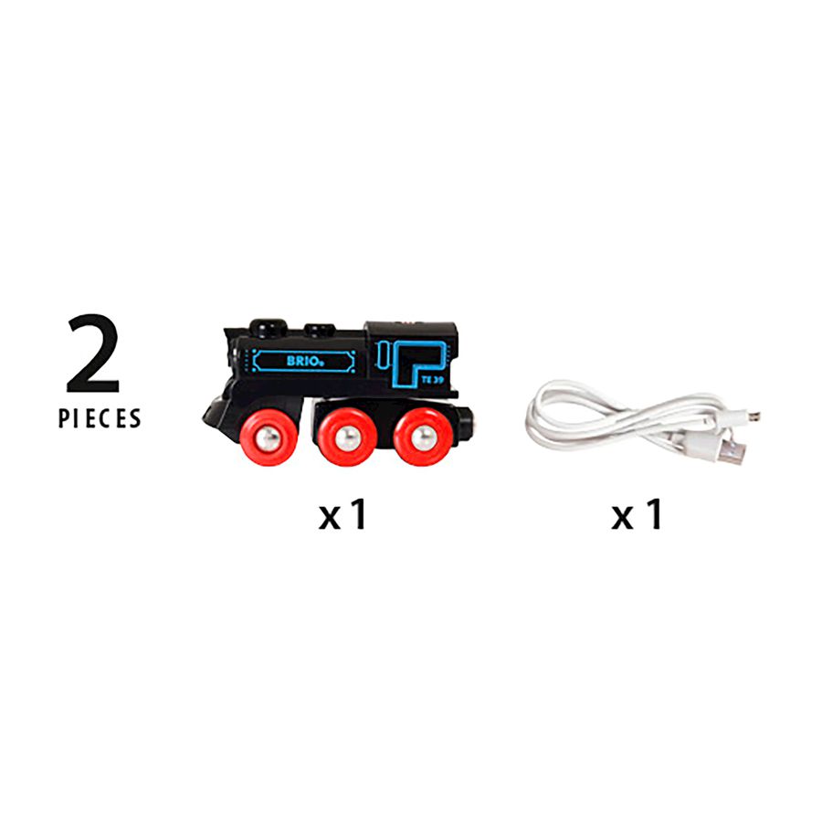 Brio-Lok mit Akku + Ladekabel