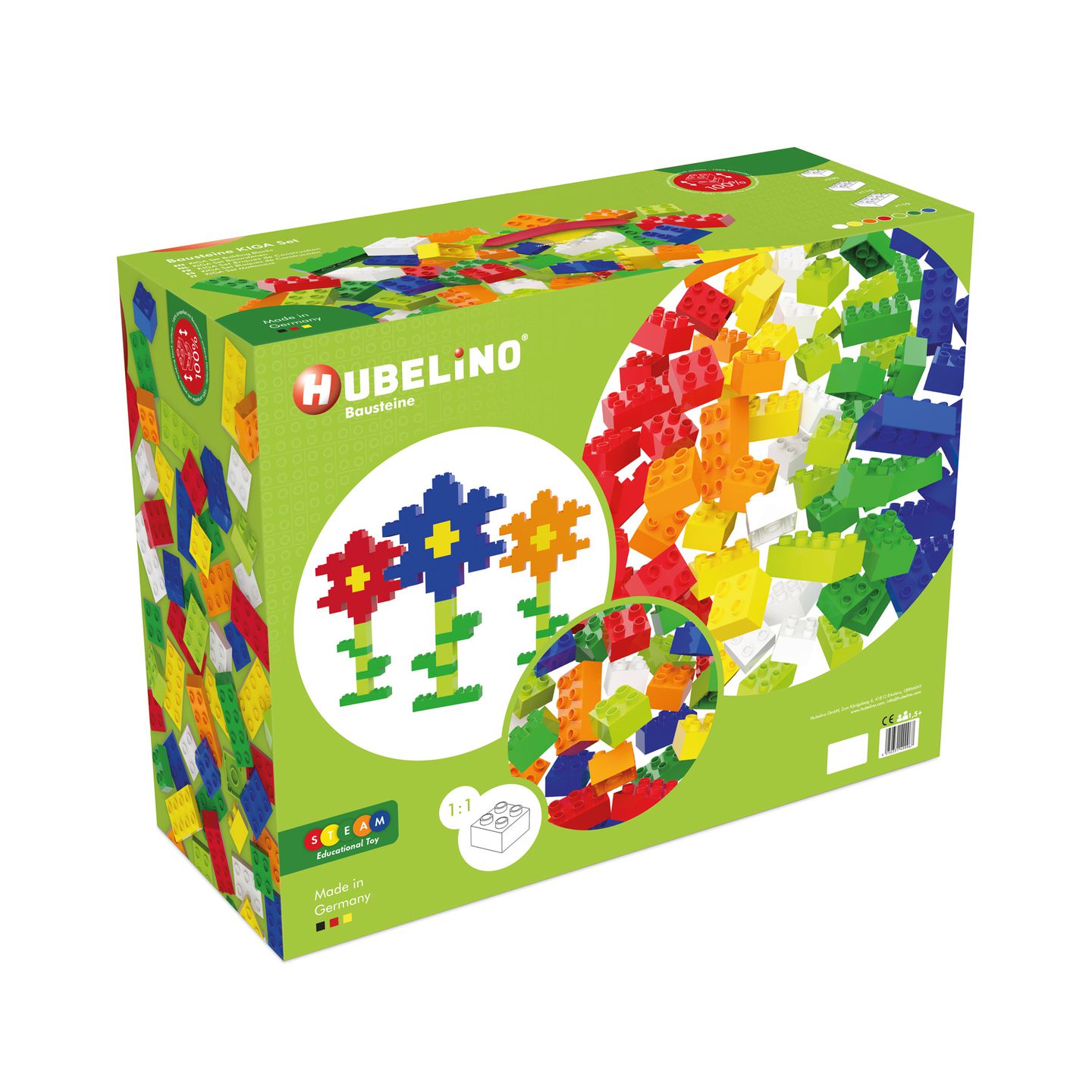 Hubelino KIGA-Set Steine 550 Steine bunt gemischt