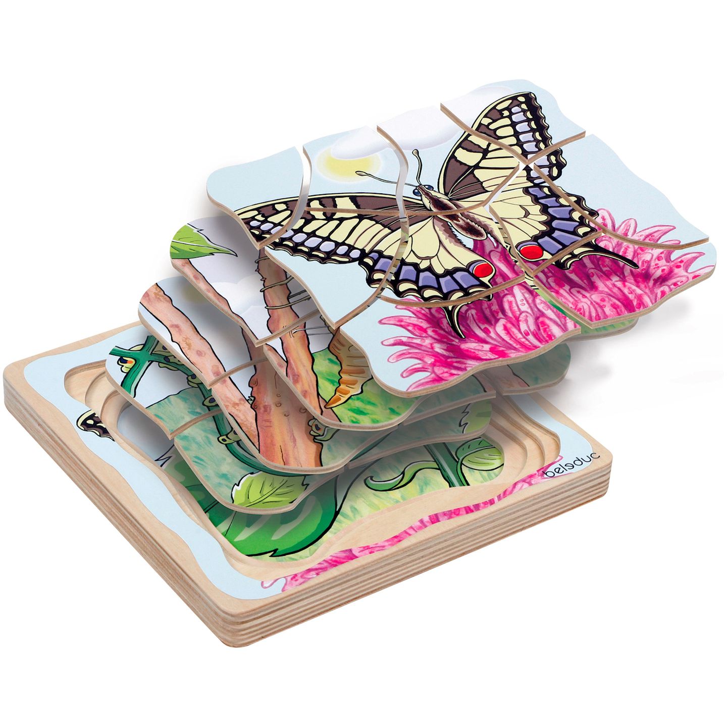Lagenpuzzle Schmetterling, 28 Teile