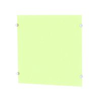 Acrylglasrückwand für Raumtrennregal, Acrylglas-Farbe grün