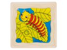 Schichtenpuzzle Raupe